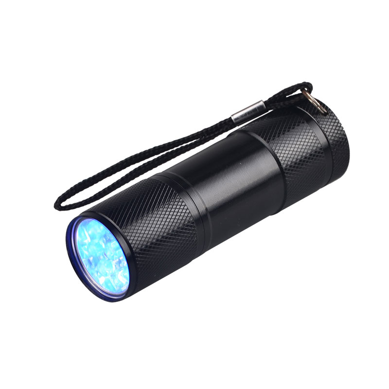 UV flashlight with 9 LED lights