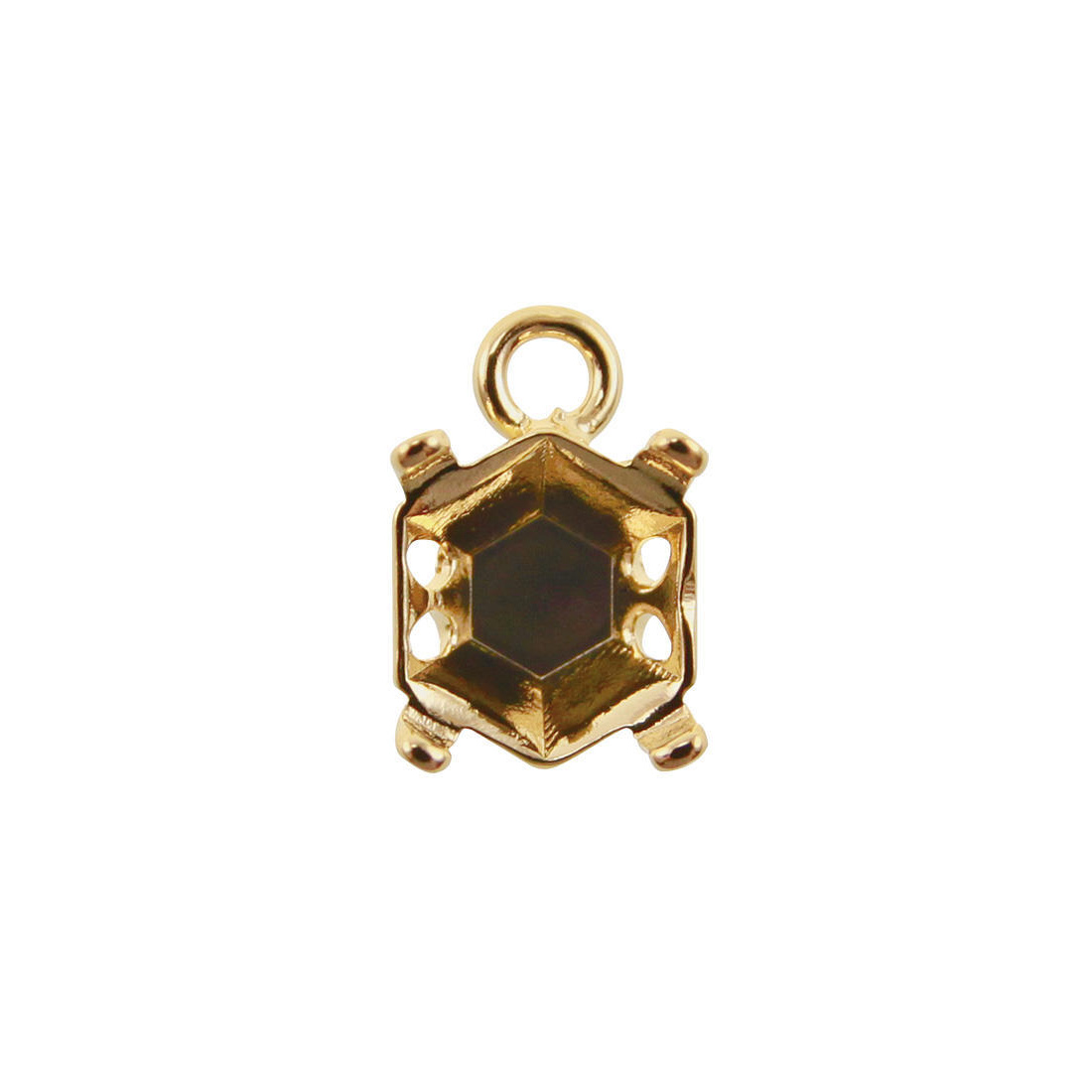 Chatonzetting voor Jewel Mold Mini Hexagon A