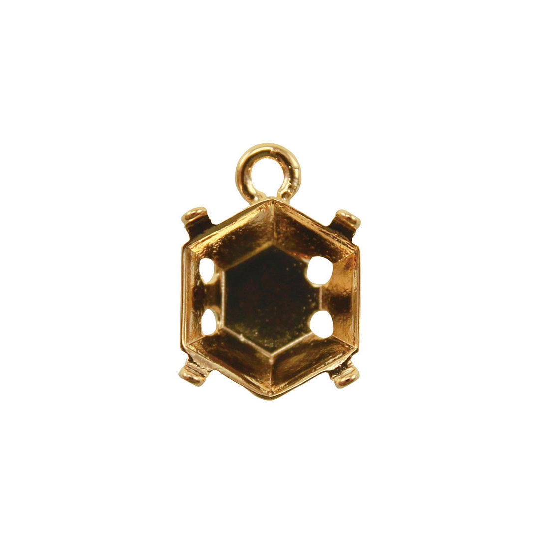 Chatonzetting voor Jewel Mold Mini Hexagon C