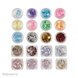 Shining Art Glitter Sparkly Paillette Mixed Color 20 box set